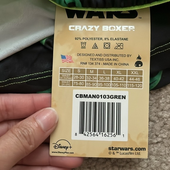 “Crazy Boxer: Star Wars Mandalorian size medium” - Picture 4 of 7